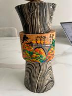Vintage Japanse Kokeshi Pop - Handgeschilderd Landschap, Ophalen of Verzenden