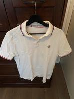Witte Moncler polo maat L, Ophalen of Verzenden, Gedragen, Maat 48/50 (M), Wit