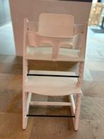 Stokke Tripp Trapp kinderstoel - Wit babyset + tray / tafel, Ophalen of Verzenden, Gebruikt, Meegroeistoel, Gordel(s)