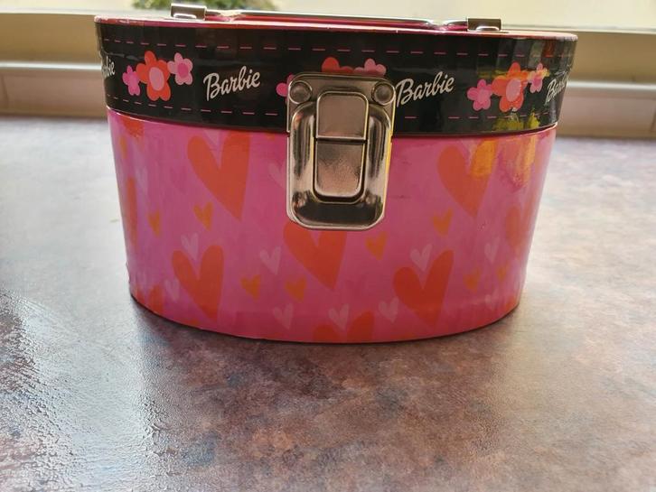 Barbie Bijouxbox/Beautycase - Z.G.A.N., Kinderen en Baby's, Kinderspulletjes, Zo goed als nieuw, Ophalen of Verzenden