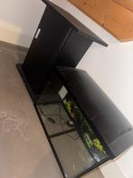 Aquarium zwart, Dieren en Toebehoren, Ophalen, Zo goed als nieuw, Leeg aquarium