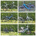 Partij van 7 fietsen w.o. 5 kinderfietsen, Ophalen, Gebruikt, Minder dan 16 inch, Overige merken