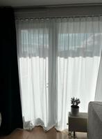 2 stuks vitrage, 250x300 cm, inclusief haken, Ophalen of Verzenden, Zo goed als nieuw, Wit, 200 cm of meer