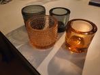 Iittala waxinelichthouder set van 4, Ophalen of Verzenden, Zo goed als nieuw, Overige materialen, Minder dan 25 cm