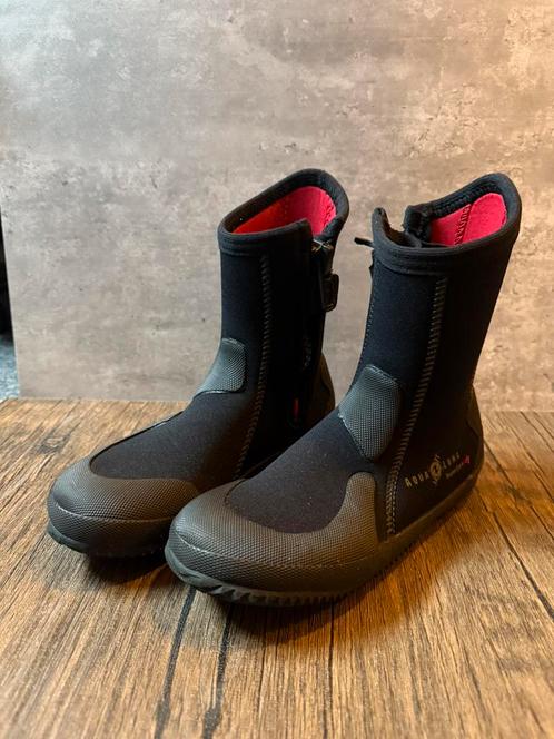 AquaLung 6.5mm SuperZip ergo duik/water schoenen maat 38, Watersport en Boten, Duiken, Zo goed als nieuw, Ophalen of Verzenden