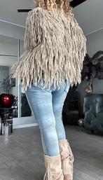 Bindi , Boho franje vest , zgan , maat 36/38, Bindi, Beige, Ophalen of Verzenden, Zo goed als nieuw