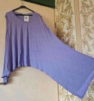 Nieuw! Moonshine fashion lila a symmetrische viscose tuniek beschikbaar voor biedingen