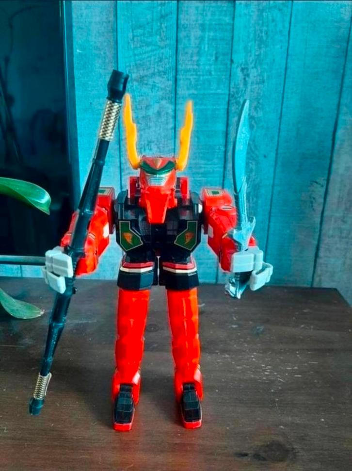 Mighty Morphin Power Rangers Red Dragon Thunderzord 1994., Kinderen en Baby's, Speelgoed | Actiefiguren, Zo goed als nieuw, Ophalen of Verzenden