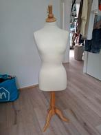 Vintage Paspop met Houten Poot, Ophalen, Gebruikt