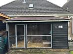 Ruime hondenkennel met nachthok, Dieren en Toebehoren, Hondenhokken, Ophalen, Hondenkennel, 100 cm of meer, 110 cm of meer