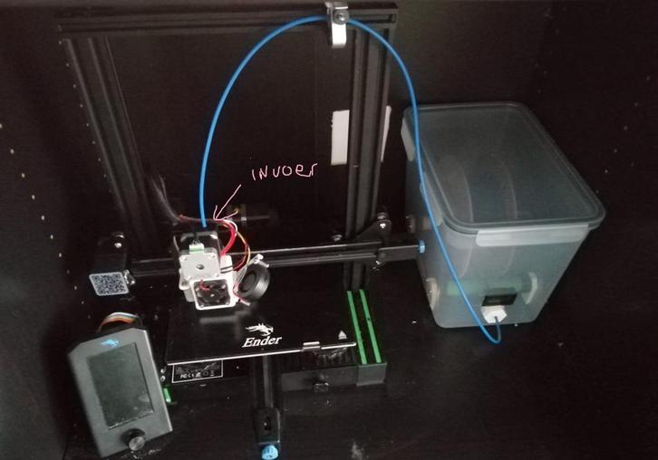 Creality Ender 3 V2 3D Printer, Computers en Software, 3D Printers, Gebruikt, Ophalen of Verzenden