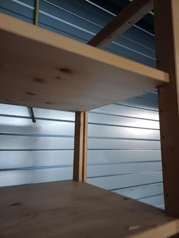 2 Meter Lundia Legbordstelling/Boekenkast 205 x 40 beschikbaar voor biedingen