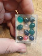 Ovaal geslepen cabochons agaat jaspis tijgeroog, Sieraden, Tassen en Uiterlijk, Edelstenen, Ophalen of Verzenden, Zo goed als nieuw