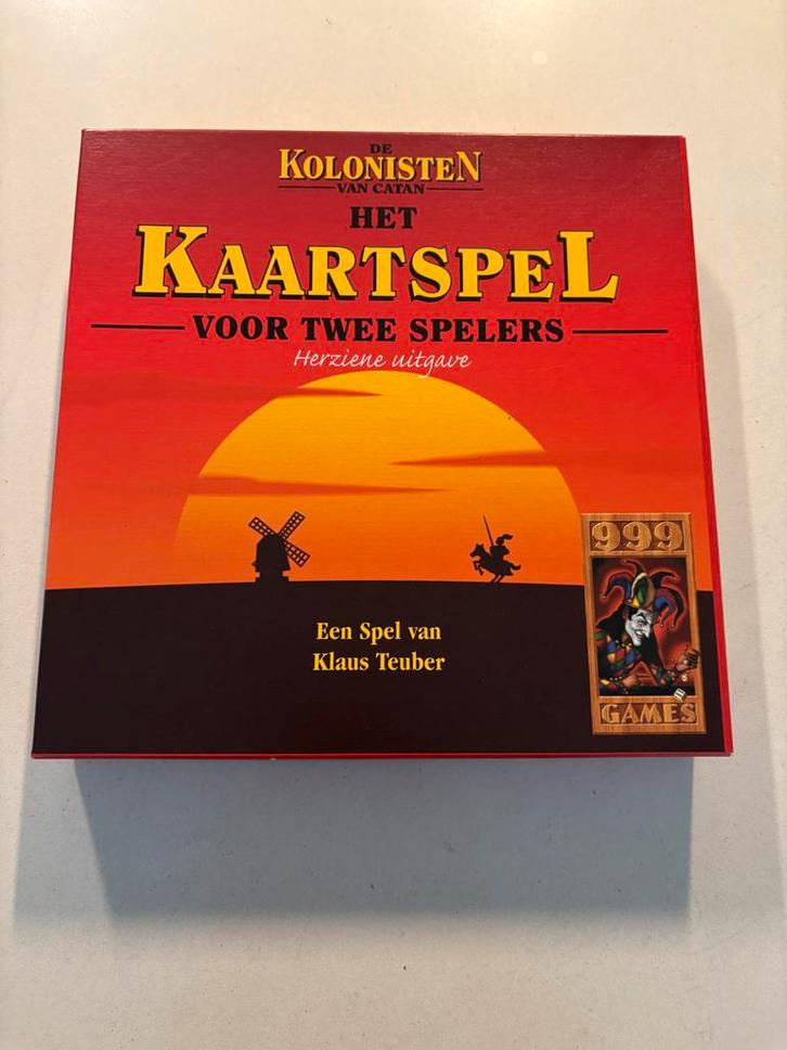 Kolonisten van Catan - Het Kaartspel 2 spelers 999 games!, Hobby en Vrije tijd, Gezelschapsspellen | Kaartspellen, Zo goed als nieuw