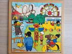Vintage schoolpuzzel educo thema pretpark, Ophalen of Verzenden, 10 tot 50 stukjes, Gebruikt