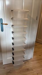 10 transparante opbergdoosjes stapelbaar met deksel, Doe-het-zelf en Verbouw, Kratten en Dozen, Ophalen, Overige typen, Minder dan 35 cm