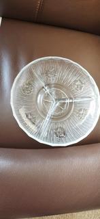 Retro glazen 3 vaks serveerschaal, Ophalen