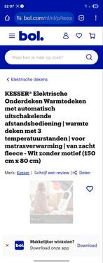 KESSER Elektrische
Onderdeken Warmtedeken met automatisch ui, Ophalen of Verzenden, Nieuw, Tweepersoons, 200 cm