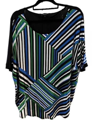 Claudia Strater oversized luxe top zwart blauw groen wit 44 beschikbaar voor biedingen