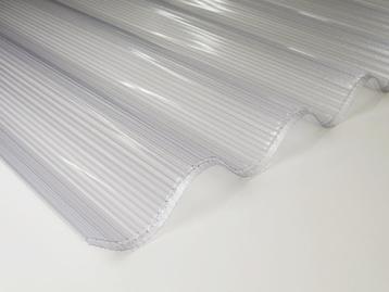 Golfplaat 3-wandig polycarbonaat 177/51 typeF 158/200x110cm beschikbaar voor biedingen