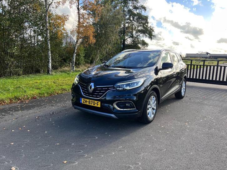 Renault Kadjar TCe 140pk 2019 Zwart, Auto's, Renault, Bedrijf, Kadjar, Achteruitrijcamera, Airbags, Airconditioning, Apple Carplay