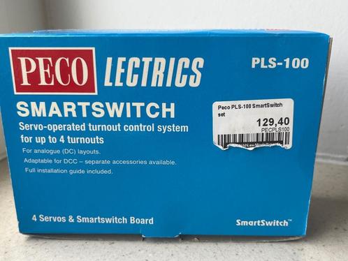 Peco PLS-100 Smartswitch servo systeem, Hobby en Vrije tijd, Modeltreinen | H0, Nieuw, Transformator of Voeding, Gelijkstroom