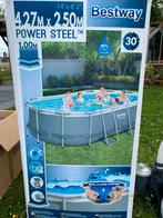 Bestway Zwembad met Zandfilterpomp - Compleet!, Tuin en Terras, Zwembaden, Ophalen, 200 tot 300 cm, 80 tot 120 cm, Zo goed als nieuw