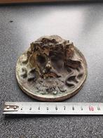 Bronzen Jezus Christus Reliëf - Peelse Bossen Vondst, Ophalen of Verzenden