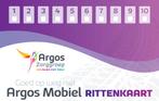 Argos Mobiel RIttenkaart, Eén persoon