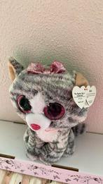 Ty Beanie Kiki kat 22cm hoog, Ophalen of Verzenden, Zo goed als nieuw, Poes