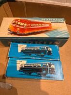 Märklin H0 3016 en 2 x 4018 allen met binnenverlichting, Wisselstroom, Wagon, Ophalen of Verzenden, Zo goed als nieuw