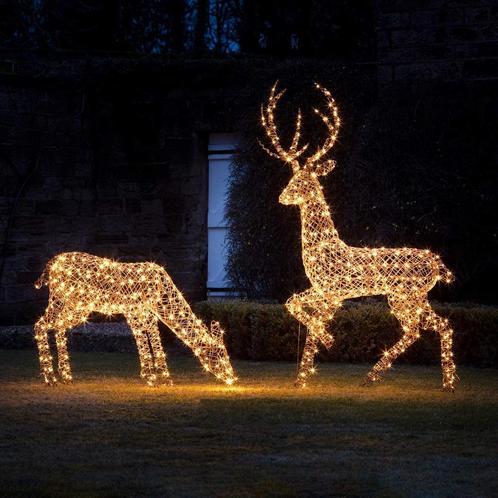 Reusachtig LED Rendier En Led Edelhert. 2,0m 200cm Hoog!, Diversen, Kerst, Nieuw, Ophalen of Verzenden