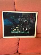 Vintage Afrikaanse Gouache Schilderij - Congo - Kraanvogels, Ophalen of Verzenden