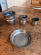 Gero vaasjes en schaaltje, Antiek en Kunst, Antiek | Tin, Ophalen of Verzenden