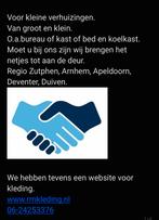 Voor huisontruiming en stort, Ophalen