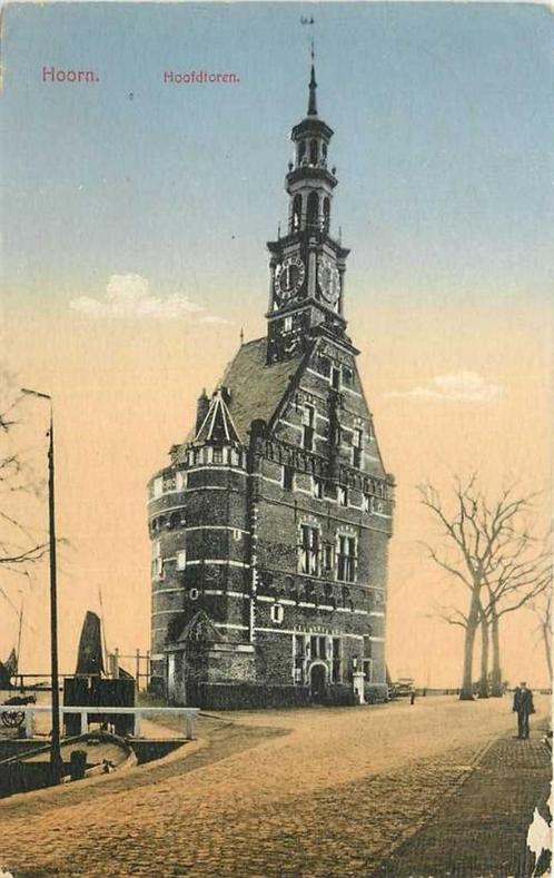 (300-481-025) Hoorn Hoofdtoren, Verzamelen, Ansichtkaarten | Nederland, Noord-Holland, Verzenden