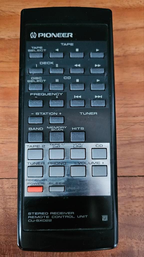 Pioneer CU-SX022 afstandsbediening (origineel), Audio, Tv en Foto, Afstandsbedieningen, Refurbished, Origineel, Receiver of Versterker
