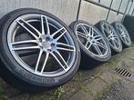 20" Originele Audi velgen met Continental banden 5x112 VW, Gebruikt, 275 mm, Banden en Velgen, Ophalen of Verzenden
