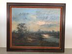 Brabants landschap met ven, Antiek en Kunst, Ophalen of Verzenden