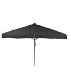Horecaparasol zwart (500x500), Ophalen, Zo goed als nieuw, Waterdicht, Stokparasol