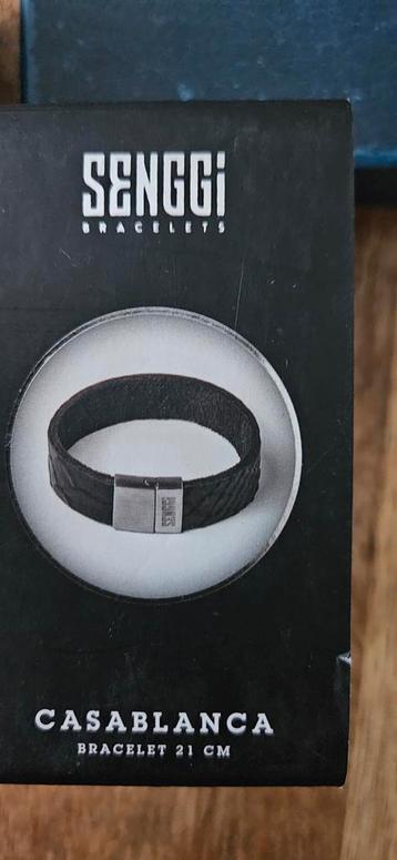 Senggi Armband 21cm Zwart - Nieuwstaat! beschikbaar voor biedingen