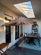 Parasol grijs, Tuin en Terras, Parasols, Ophalen, Zo goed als nieuw