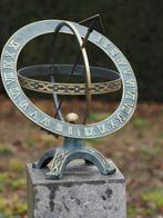 bronzen ZONNEWIJZER / geen verzendkosten