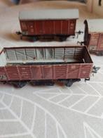 Drie wagons Fleischmann, Gelijkstroom, Fleischmann, Wagon, Ophalen of Verzenden