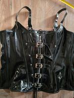 Lak corset maat 4xl, Overige typen, Verzenden, Zwart, Maat 46/48 (XL) of groter