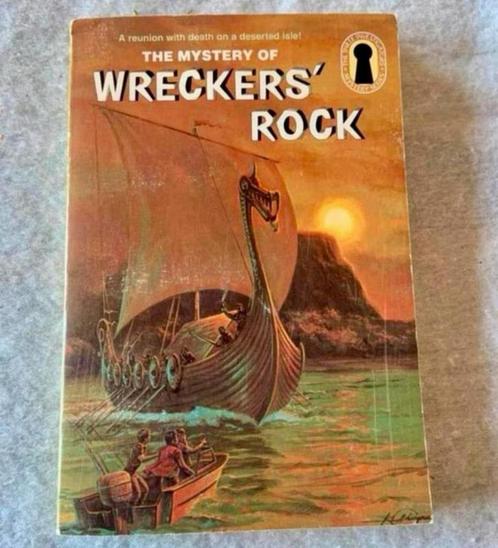 The Three Investigators Mystery of Wreckers Rock 1986 Rare, Boeken, Fantasy, Gelezen, Ophalen of Verzenden
