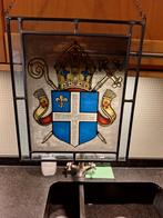 Bisdom Roermond glas in lood 37x31 Relegie, Ophalen of Verzenden, Gebruikt, Overige typen