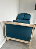 Antieke blauwe chaise longue, Huis en Inrichting, Ophalen, Gebruikt, Eenpersoons, Minder dan 150 cm