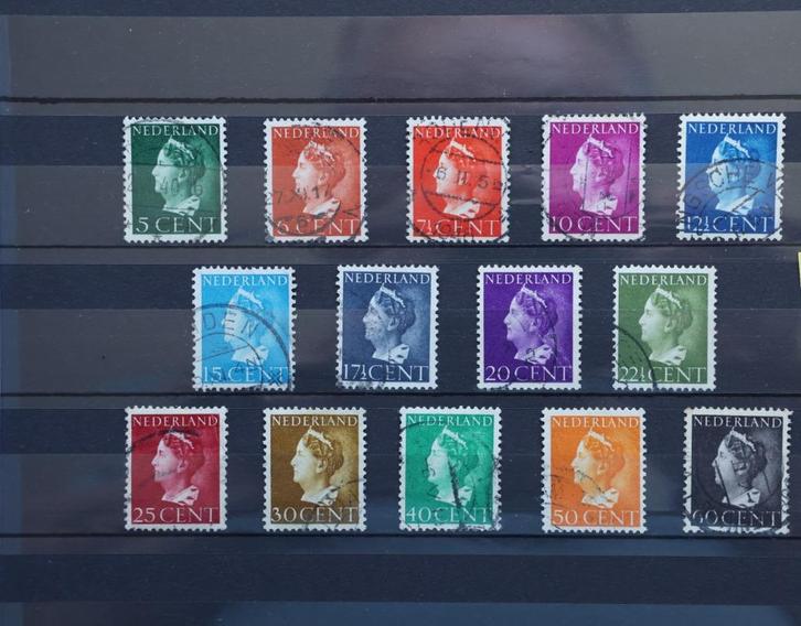 Nederland NVPH 332 – 345 Gestempeld, Postzegels en Munten, Postzegels | Nederland, Gestempeld, Na 1940, Ophalen of Verzenden