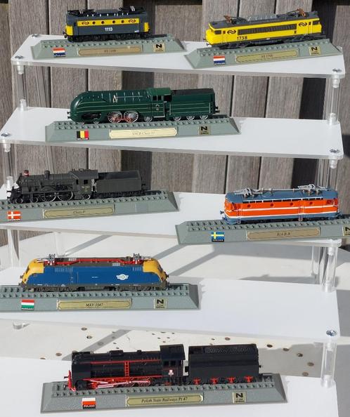 Lokomotieven spoor N NS en NMBS Atlas Editions, Hobby en Vrije tijd, Modeltreinen | N-Spoor, Zo goed als nieuw, Locomotief, Gelijkstroom